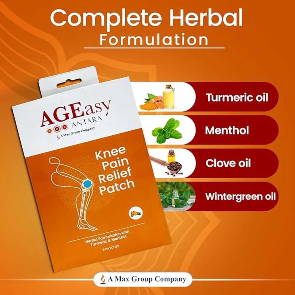 Turmeric Knee Pain Relief Patch – Herbal Comfort for Joint & Muscle Pain